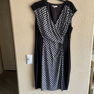 Geometric and Black Dress